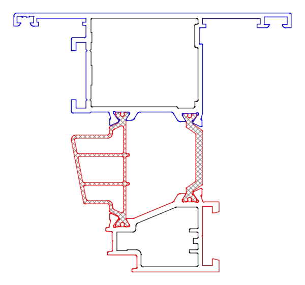 [K520460] Стулка віконна 26,5 мм Aluprof