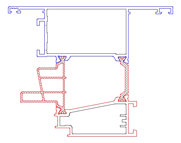 [K520468] Стулка віконна 42 мм Aluprof