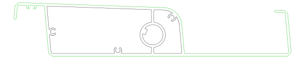 [K440565] Ламель 9х50 мм Aluprof