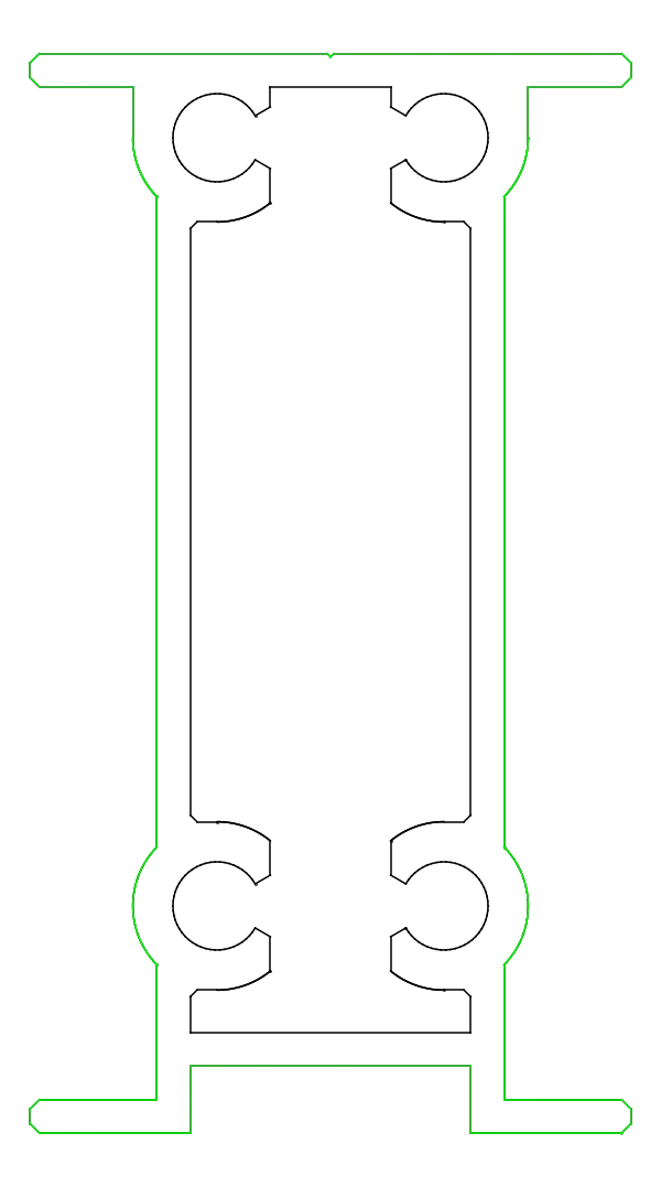 [K440323] Зміцнення стійки 80,8 мм Aluprof