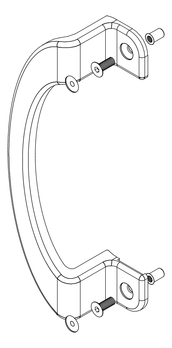 [8000515] GIESSE - Ухват додатковий Aluprof