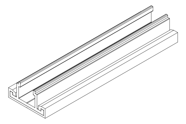 [80135320] Крепіжний комплект, короткий (L=130 мм) Aluprof