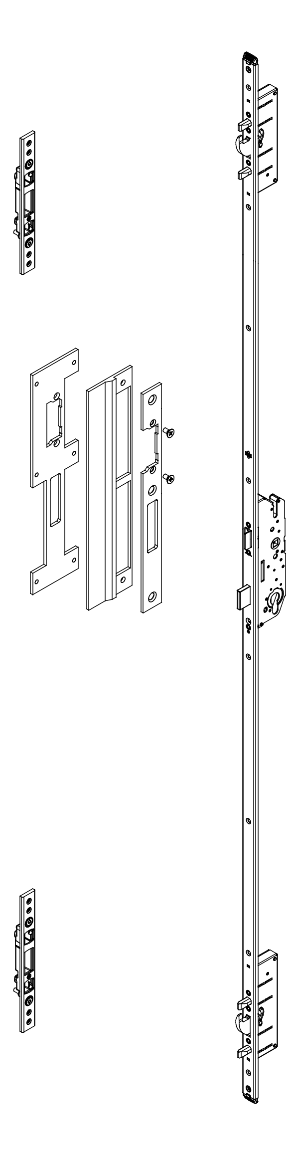 [80554620] ESCO - Евакуаційний комплект SysteQ-м-15 (1990 мм) - функція E, лівий/правий Aluprof