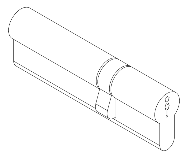 [8H010660] Циліндр замка 31/50 мм Aluprof