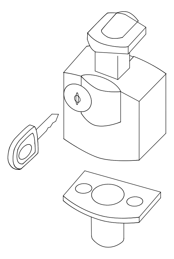 [8H00849] Замок Aluprof