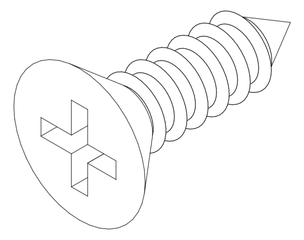 [87222505] Болт 4,8x19 мм Aluprof