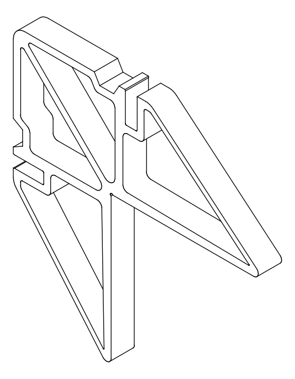 [80124270] Кутник 41,9x10 мм Aluprof