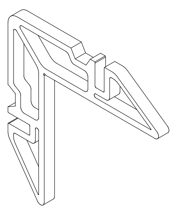 [80124291] Кутник 19,9x5,7 мм Aluprof