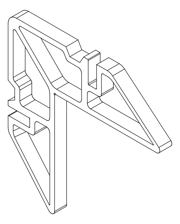 [80124297] Кутник 27,9x7,2 мм Aluprof