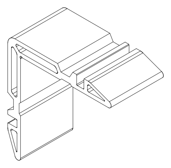 [80124318] Кутник 8,9x36,4 мм Aluprof