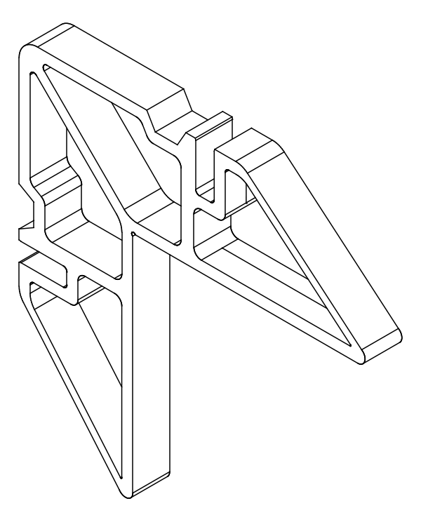 [80124322] Кутник 30,9x10 мм Aluprof