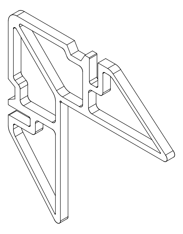 [80124328] Кутник 30,9x4,5 мм Aluprof