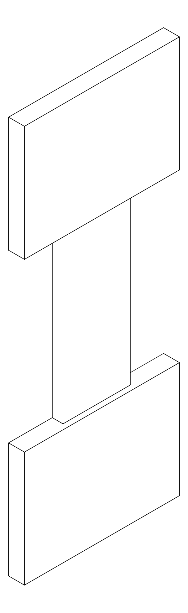 [80462205] Підкладка під скло 100x39x4 мм Aluprof