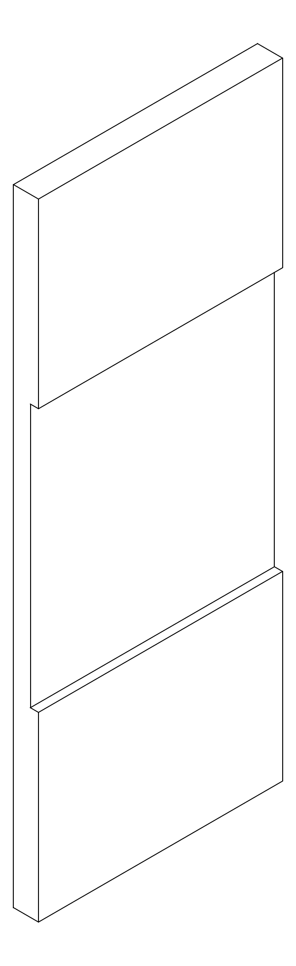 [80462206] Підкладка під скло 100x39x4 мм Aluprof