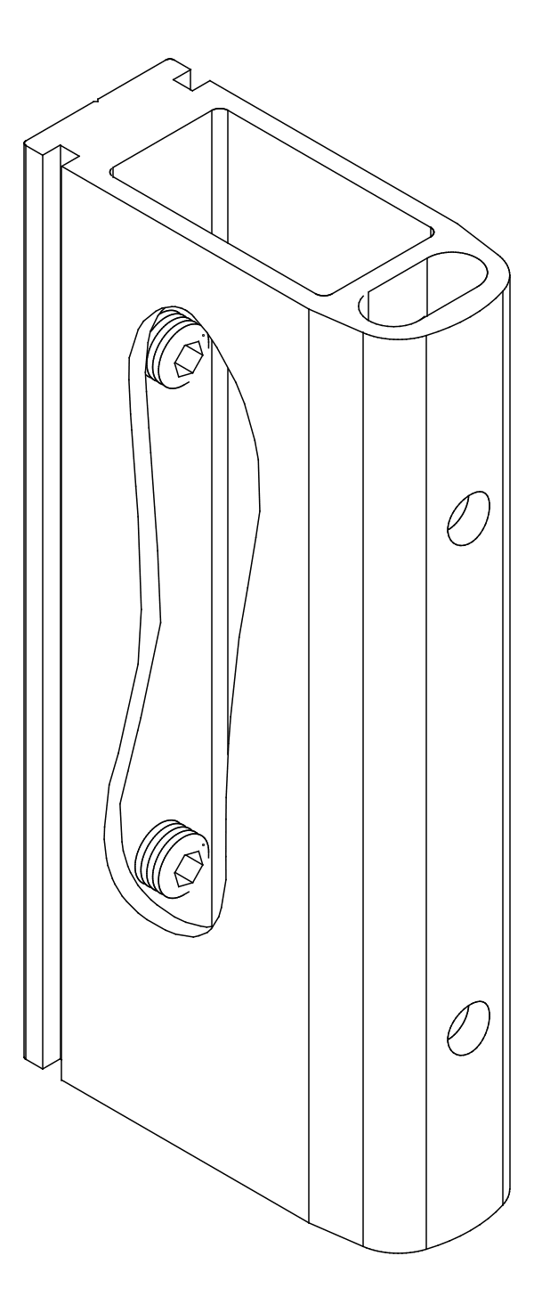 [80122215] З'єднувач з гвинтом (80122111 + 80372710) Aluprof