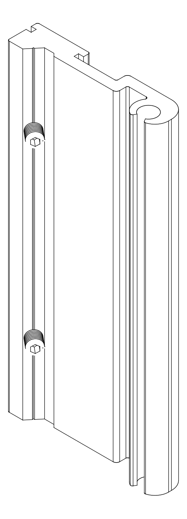 [80122225] З'єднувач з гвинтом (80122110 + 80372507) Aluprof