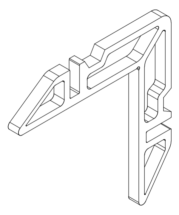[80124516] Кутник 16,9x5,4 мм Aluprof
