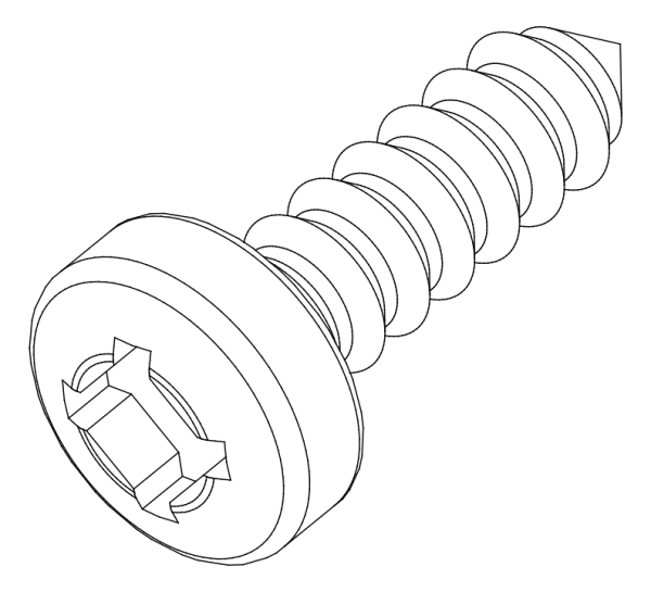 [80371350] Гвинт 3,9x13 мм Aluprof