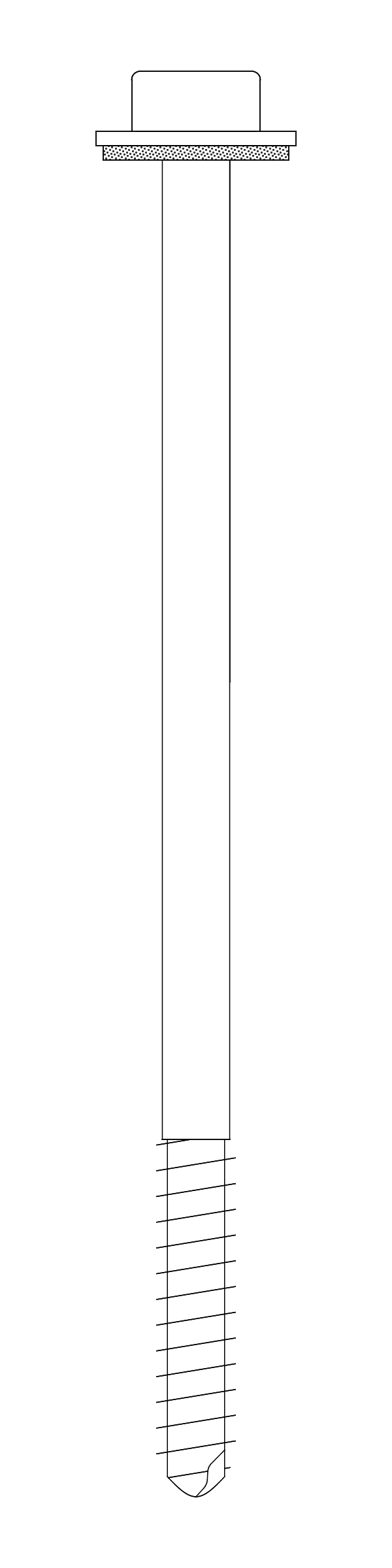 [80371355] Гвинт 5,5x95,5 мм Aluprof