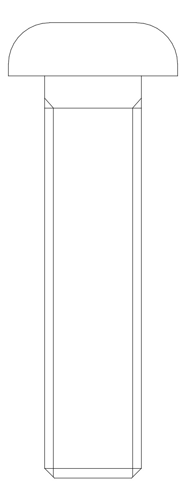 [87158310] Гвинт M6x25 мм Aluprof