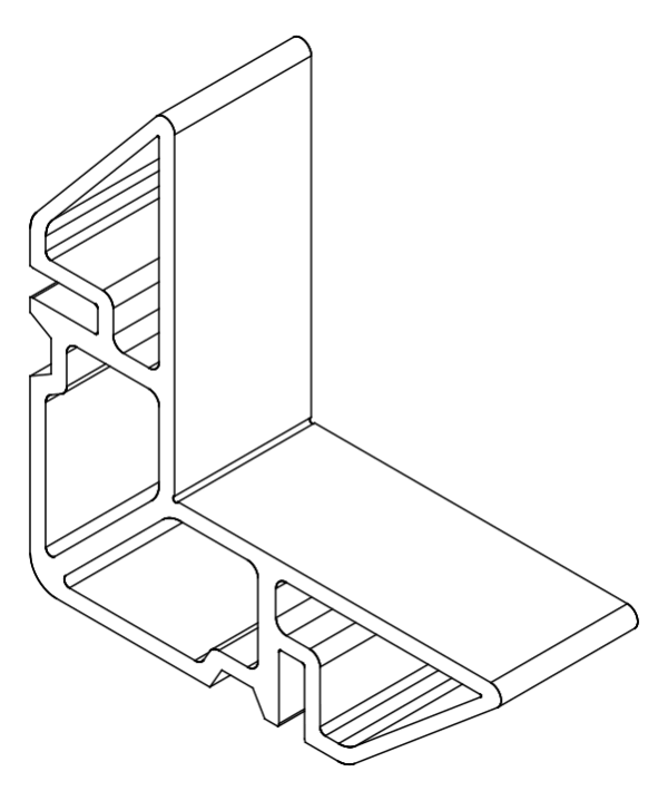 [80124348] Кутник 27,9x26,4 мм Aluprof