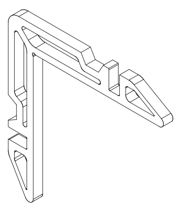 [80124349] Кутник 11,9x4,5 мм Aluprof