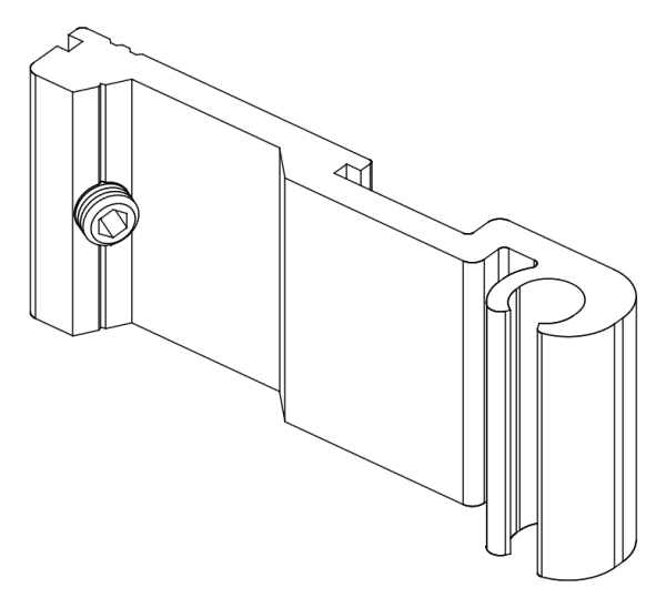[80199941] З'єднувач з гвинтом (80199931 + 80372507) Aluprof
