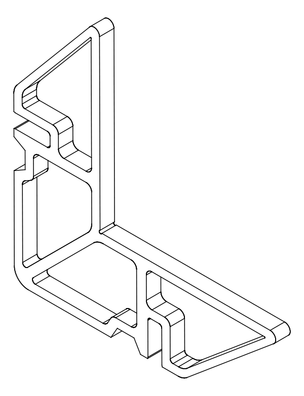 [80124471] Кутник 30,9x5,2 мм Aluprof