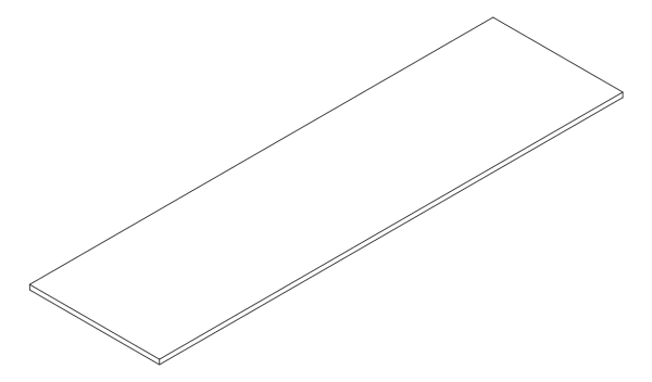 [80490093] Підкладка 28x100x1 мм Aluprof