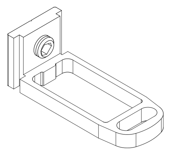 [80122368] З'єднувач з гвинтом (80122356 + 80372707) Aluprof