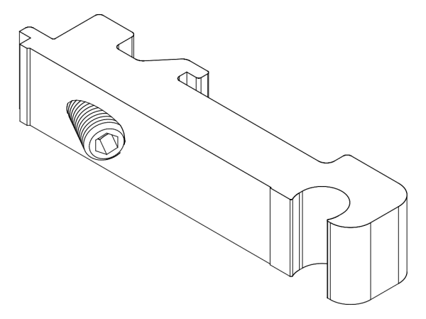 [80122369] З'єднувач з гвинтом (80122357 + 80372506) Aluprof