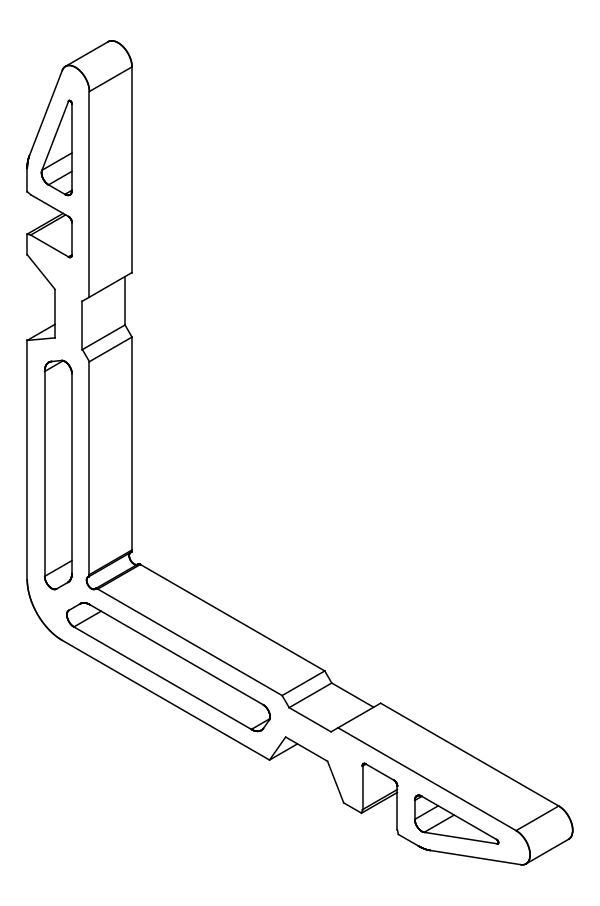 [80124582] Кутник 8,9x6,1 мм Aluprof