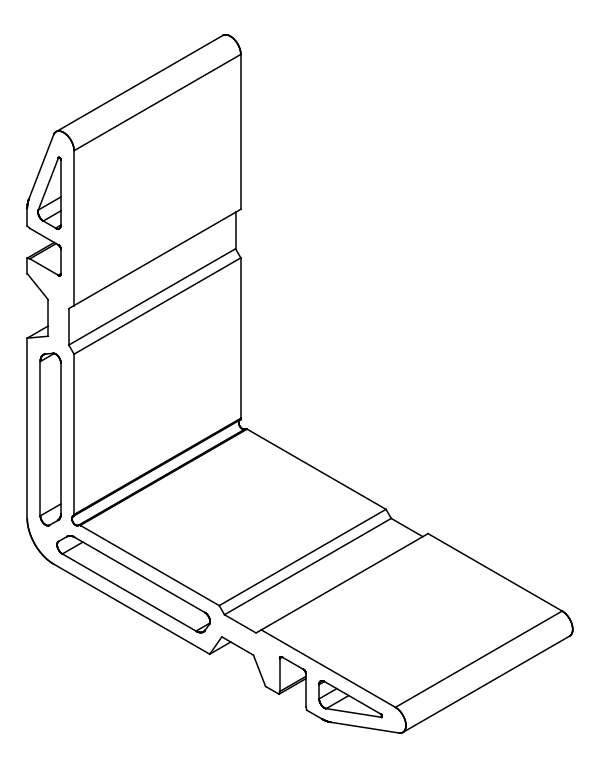 [80124585] Кутник 8,9x31,7 мм Aluprof