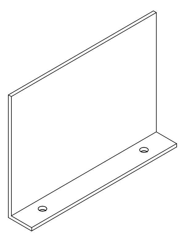 [80126059] Кутник 15x73x100 мм Aluprof