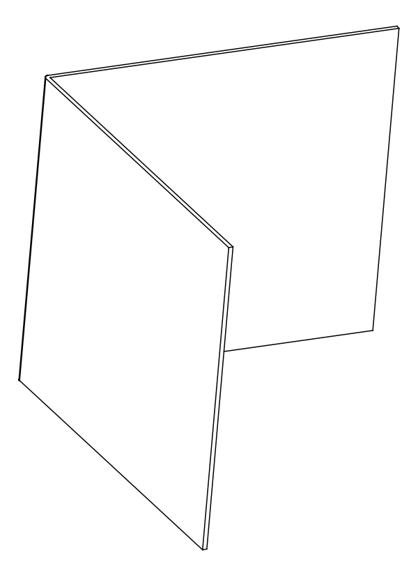 [80122408] Кутник 200x2,5x176 мм Aluprof