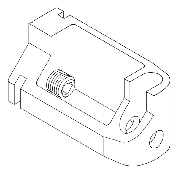 [80122380] З'єднувач з гвинтом (80122374 + 80372710) Aluprof