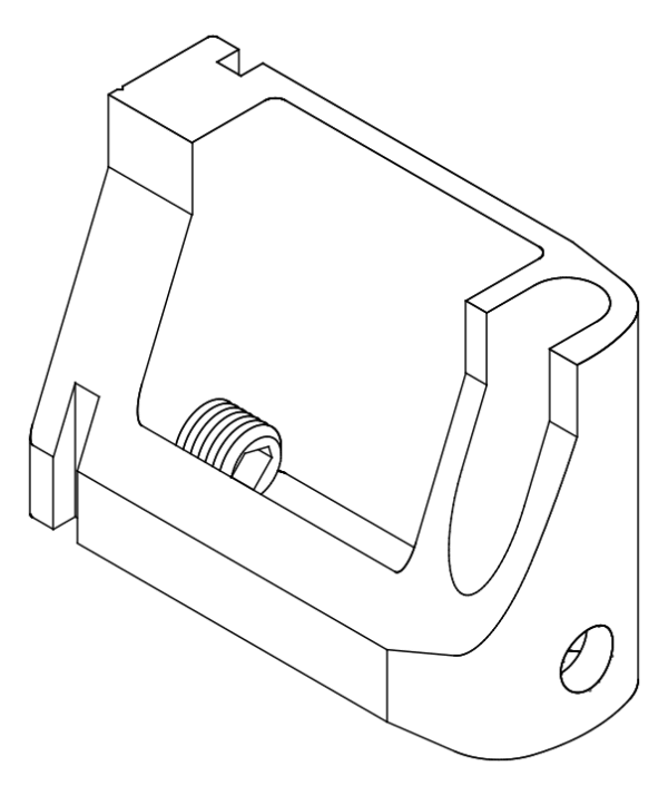 [80122382] З'єднувач з гвинтом (80122376 + 80372710) Aluprof
