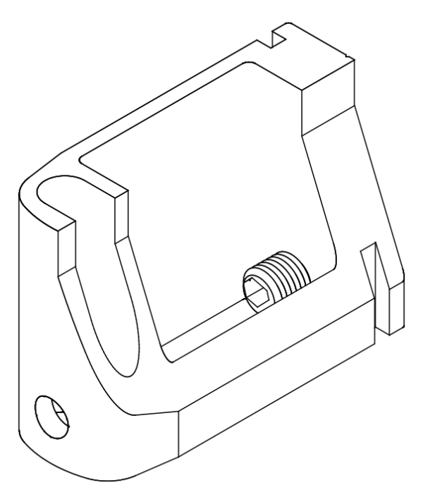 [80122383] З'єднувач з гвинтом (80122377 + 80372710) Aluprof