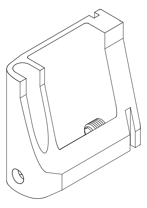 [80122385] З'єднувач з гвинтом (80122379 + 80372710) Aluprof