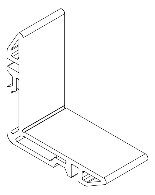 [80124409] Кутник 11,9x31,1 мм Aluprof