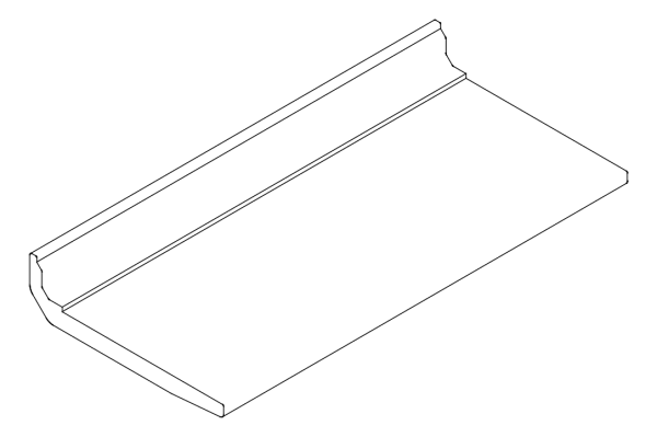 [80199755] Опора скла 48x100 мм Aluprof