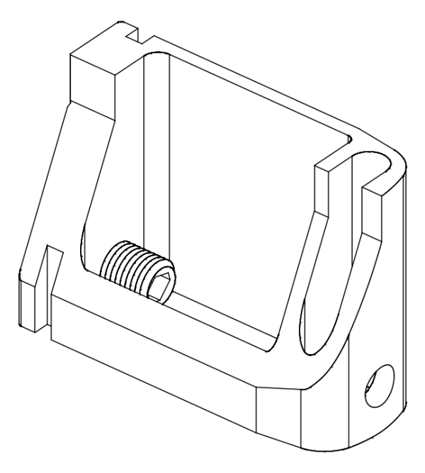 [80122439] З'єднувач з гвинтом (80122433 + 80372710) Aluprof