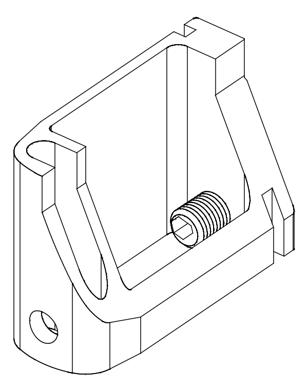 [80122440] З'єднувач з гвинтом (80122434 + 80372710) Aluprof