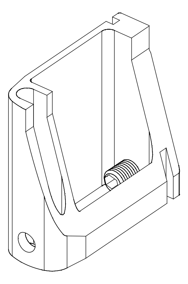 [80122442] З'єднувач с гвинтом (80122436 + 80372710) Aluprof