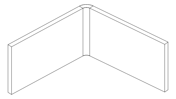 [80122448] Кутник 97° 1,5x1,5x17 мм Aluprof