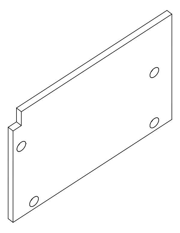 [80122454] Маскуюча 62,2x90x3 мм Aluprof