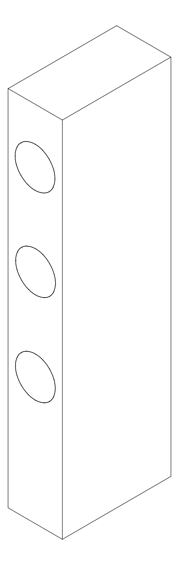 [80130370] Зміцнення опори скла 100x30x15 мм Aluprof