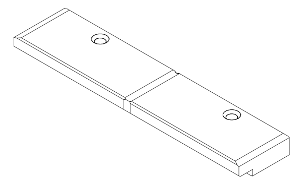 [80022500] З'єднувач 180x40,4x14,8 мм Aluprof