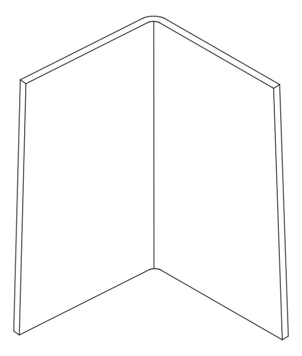 [80122567] Кутник 86° 1,5x1,5x55 мм Aluprof