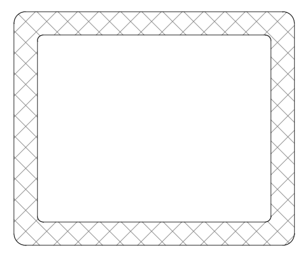 [.009314] Дистанційний елемент 20x24 мм Aluprof